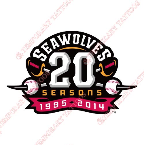 Erie SeaWolves Customize Temporary Tattoos Stickers NO.7836